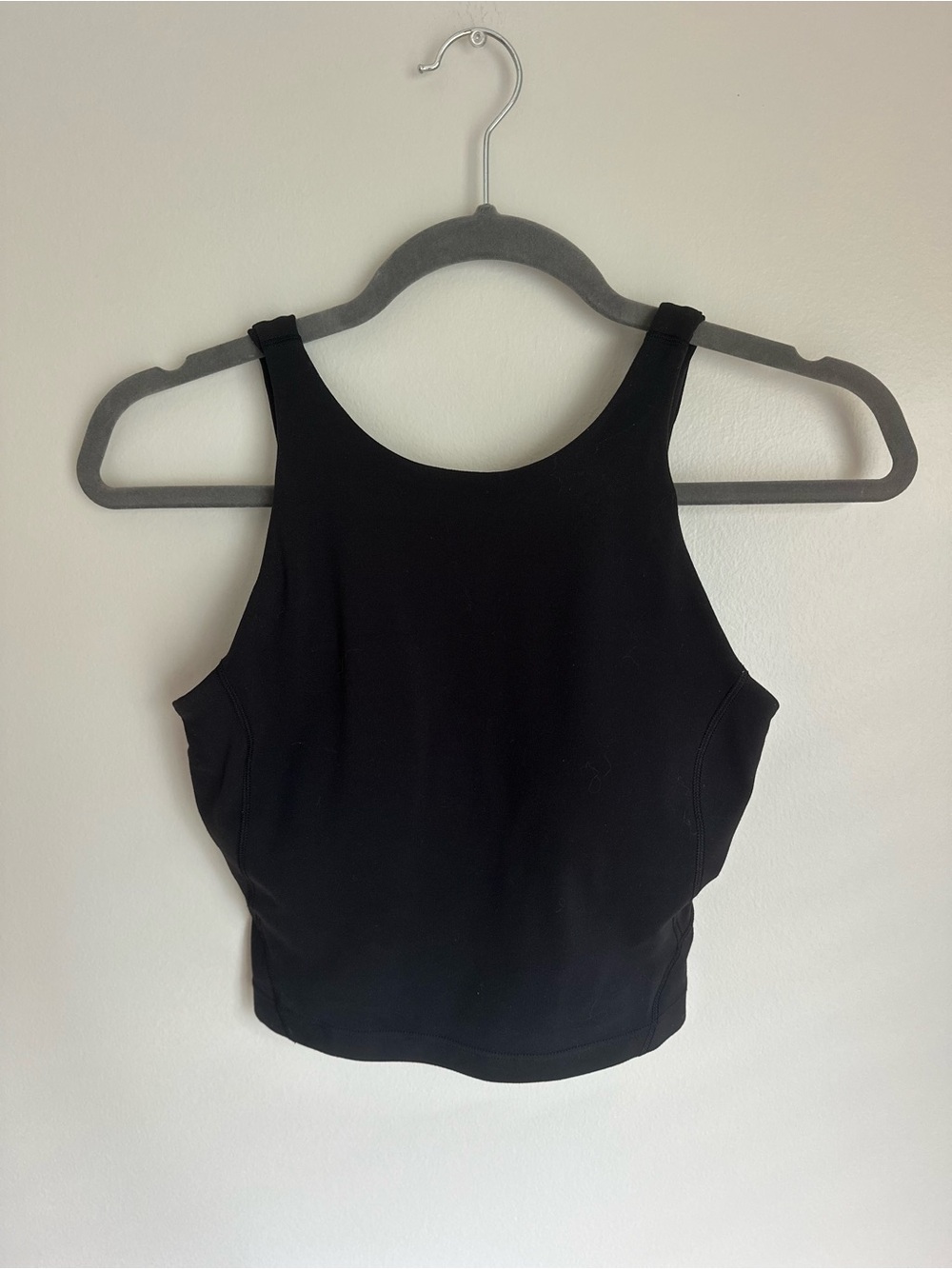 Lululemon Women's Align High Neck Crop Tank Top black Size 4